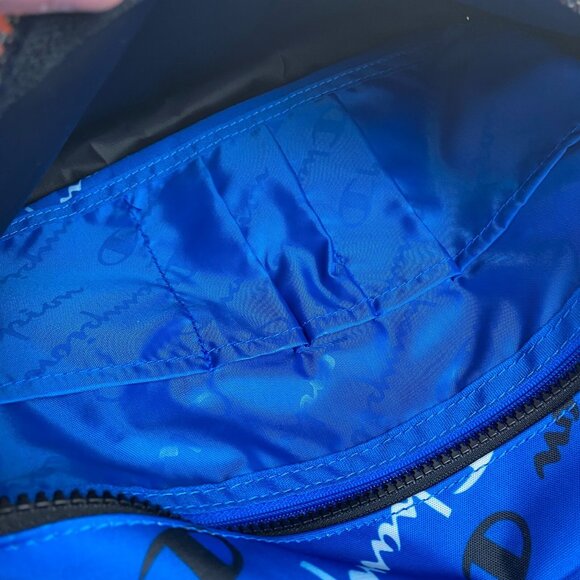 Champion 15”‎ Backpack Blue cript Logos,Laptop Sleeve,Padded Straps,Unisex New - Picture 9 of 16